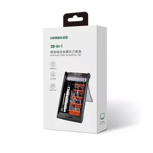 UGREEN 80459 38-in-1 Aluminum Alloy Precision Screwdriver Set, Magnetic Bit Tool Kit, Portable Storage Case, Professional Electronics Repair Toolkit