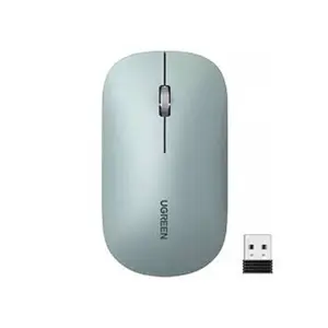 UGREEN 90374 Ultra Slim Portable Wireless Mouse, 2.4GHz Wireless Connectivity, Compact Lightweight Design, Precision Optical Sensor, Plug-and-Play Travel Mouse Green