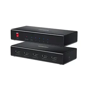 UGREEN 90514 HDMI Splitter 1 In 4 Out, 4-Port HDMI Distribution Amplifier, Simultaneous Multi-Display Output, High-Definition Video and Audio Signal Distribution Adapter