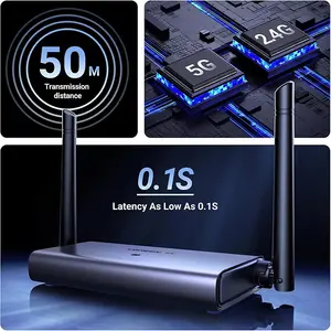 UGREEN 90909A Wireless HDMI Transmitter and Receiver, Wireless Display Extender, HDMI Audio Video Transmission