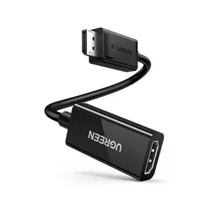 UGREEN MM137 40363 DisplayPort Male to HDMI Female Adapter 4K/1080P Black, DP to HDMI Converter, Display Adapter