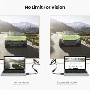 UGREEN MM137 40363 DisplayPort Male to HDMI Female Adapter 4K/1080P Black, DP to HDMI Converter, Display Adapter