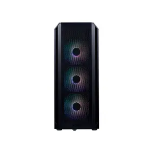 XPG VALOR AIR PLUS Compact Mid-Tower Chassis Black, ATX Case, 4×120mm ARGB Fans, Tempered Glass, 360mm Radiator Support