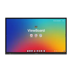ViewSonic ViewBoard IFP6534 65 Inch 4K Interactive Display, 3840×2160 UHD Resolution, 40-Point Multi-Touch Technology, Android 14 EDLA Platform, USB-C Connectivity, Smart Collaboration and Education Display