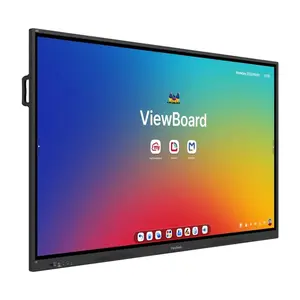 ViewSonic ViewBoard IFP7534 75-Inch 4K UHD EDLA Interactive Display, Multi-Touch Collaboration Panel, Smart Android Integration, Large Format Educational and Business Presentation Display