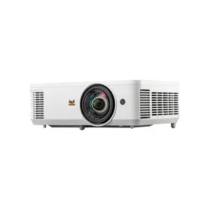 ViewSonic PS502W WXGA Short Throw Projector, 4000 ANSI Lumens Brightness, 1280×800 Native Resolution, 0.52 Throw Ratio, Dual HDMI Inputs, Classroom and Business Presentation Projector