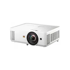 ViewSonic PS502W WXGA Short Throw Projector, 4000 ANSI Lumens Brightness, 1280×800 Native Resolution, 0.52 Throw Ratio, Dual HDMI Inputs, Classroom and Business Presentation Projector