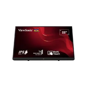 ViewSonic TD2230 22 Inch Full HD Touch Screen LED Monitor, 1920×1080 Resolution, Multi-Touch Interactive Display, Productivity and Commercial Touch Monitor