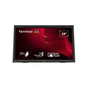 ViewSonic TD2423 24 Inch Full HD Touch Screen LED Monitor, 1920×1080 Resolution, 10-Point Multi-Touch Technology, Interactive Productivity and Commercial Display