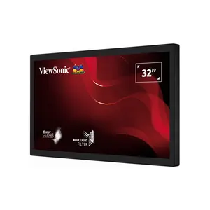 ViewSonic TD3207 32 Inch 4K UHD Touch Screen LED Monitor, 3840×2160 Resolution, Interactive Multi-Touch Display, Professional Productivity and Collaboration Monitor