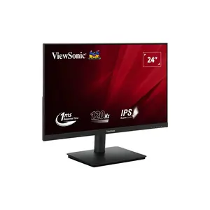 ViewSonic VA240A-H 24 Inch Full HD IPS Monitor, 1920×1080 Resolution, 120Hz Refresh Rate, 1ms MPRT Response Time, Anti-Glare Screen, HDMI and VGA Connectivity, Three-Side Frameless Display Design