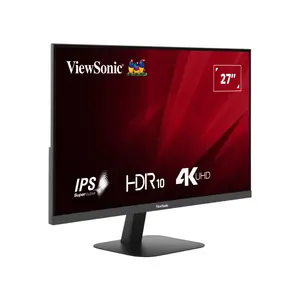 ViewSonic VA2708-4K-MHD 27 Inch 4K UHD LED Monitor, 3840×2160 Resolution, HDMI and DisplayPort Connectivity, Large Workspace Productivity Display for Home and Office