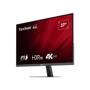 ViewSonic VA2708-4K-MHD 27 Inch 4K UHD LED Monitor, 3840×2160 Resolution, HDMI and DisplayPort Connectivity, Large Workspace Productivity Display for Home and Office