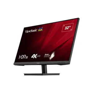 ViewSonic VA3208-4K-MHD 32 Inch 4K UHD LED Monitor, 3840×2160 Resolution, Large Screen Productivity Design, Multiple Connectivity Options, Professional Office Display