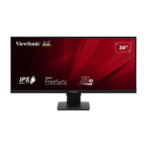 ViewSonic VA3456-MHDJ 34 Inch UWQHD UltraWide IPS Monitor, 3440×1440 Productivity Display with HDMI & DisplayPort