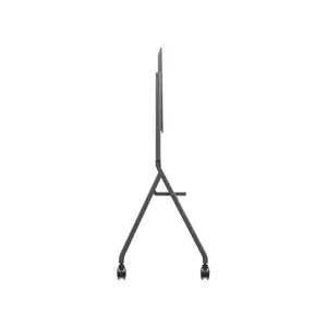 ViewSonic VB-STND-009 Slim Mobile Trolley Cart for 55–105 Inch ViewBoard & Large Format Displays, 120kg Load Capacity, 1000×600mm VESA, Height Adjustable, 360° Lockable Wheels & Storage Tray