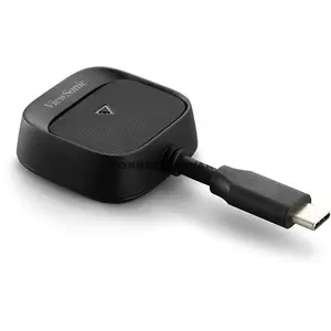 ViewSonic ViewShare WPD-900 Wireless Screen Casting Kit, 1080p 60Hz, 30m Transmission Range, <80ms Latency, 5GHz Wi-Fi, USB-C 60W Pass-Through Charging & HDMI Receiver