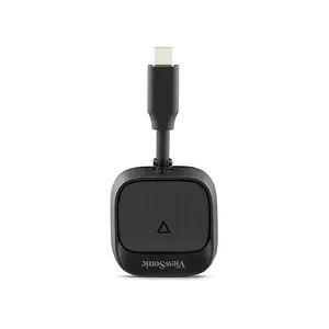 ViewSonic ViewShare WPD-900 Wireless Screen Casting Kit, 1080p 60Hz, 30m Transmission Range, <80ms Latency, 5GHz Wi-Fi, USB-C 60W Pass-Through Charging & HDMI Receiver
