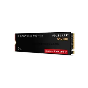 WD_BLACK SN7100 2TB NVMe M.2 Internal Gaming SSD, PCIe Gen4 x4 NVMe, Up to 7250MB/s Read & 6900MB/s Write, TLC 3D NAND, 1000K Read / 1400K Write IOPS, DRAM-Less Design, M.2 2280, 1200TBW Endurance, WDS200T4X0E-00CJA0