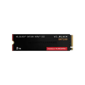 WD_BLACK SN7100 2TB NVMe M.2 Internal Gaming SSD, PCIe Gen4 x4 NVMe, Up to 7250MB/s Read & 6900MB/s Write, TLC 3D NAND, 1000K Read / 1400K Write IOPS, DRAM-Less Design, M.2 2280, 1200TBW Endurance, WDS200T4X0E-00CJA0