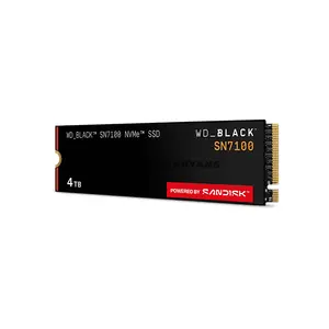 WD_BLACK SN7100 4TB NVMe M.2 Internal Gaming SSD, PCIe Gen4 x4 NVMe, Up to 7000MB/s Read & 6700MB/s Write, TLC 3D NAND, 900K Read / 1350K Write IOPS, DRAM-Less Design, M.2 2280, 2400TBW Endurance, WDS400T4X0E-00CJA0