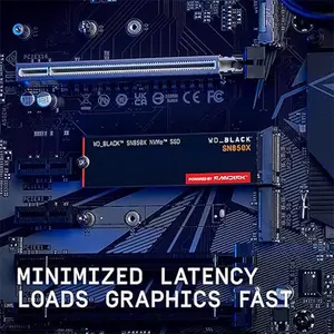 WD Black SN850X 4TB M.2 NVMe SSD, PCIe Gen4 x4 Interface, Up to 7300MB/s Read Speed, Up to 6600MB/s Write Speed, M.2 2280 Form Factor, High-Performance Gaming and Professional Storage Drive