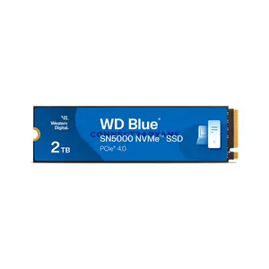 WD Blue SN5000 NVMe SSD 2TB Internal Solid State Drive, M.2 2280, PCIe Gen 4.0 x4, NVMe, Up to 5150MB/s Sequential Read & 4850MB/s Sequential Write, Western Digital TLC 3D NAND, nCache™ 4.0 Technology