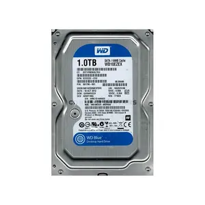 Western Digital WD Blue WD10EZEX 1TB 3.5-Inch Desktop SATA Hard Drive, 7200 RPM, 64MB Cache, SATA 6Gb/s, CMR Recording Technology & Up to 150MB/s Transfer Rate