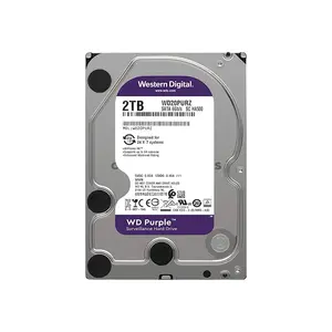 Western Digital WD Purple WD20PURZ 2TB 3.5-Inch Surveillance Internal Hard Drive, SATA 6Gb/s, 5400 RPM Class, 64MB Cache, CMR & AllFrame Technology