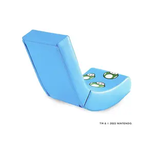 X Rocker Nintendo Allstar Luigi Video Rocker Chair, Foldable Gaming Floor Chair, Official Nintendo Edition, Comfortable Console Gaming Seating Solution