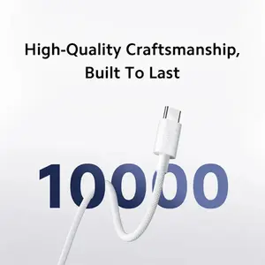 MI Cable 3A Braided USB-C to USB-C Cable 1M BHR0878GL, Fast Charging & Data Sync Cable, 3A USB Type-C to USB Type-C Braided Cable