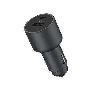 MI Car Charger 67W CCO7ZM BHR6814GL, USB-A + USB-C Dual Port Fast Car Charger, 67W Smart Charging Adapter with Intelligent Safety Protection