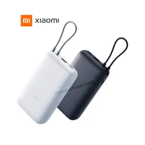 Xiaomi Power Bank 20000mAh 22.5W with Integrated Cable PB2020MI, 20000mAh Fast Charging Portable Power Bank, 22.5W Multi-Device Charger, Built-in Charging Cable