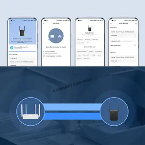 Xiaomi WiFi Range Extender AC1200 DVB4348GL, Dual-Band AC1200 Wireless Repeater, 1200Mbps WiFi Booster, Mi Home App Support