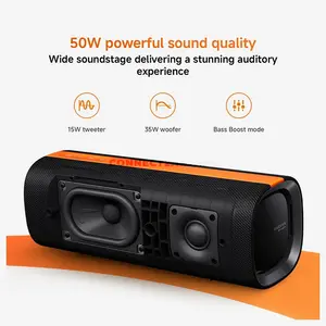 Xiaomi Sound Party NS7 50W Black Portable Bluetooth Speaker, Harman AudioEFX, Bluetooth 5.4, IP67, 26-Hour Playback, TWS & Party Connect, MDZ-39-DB