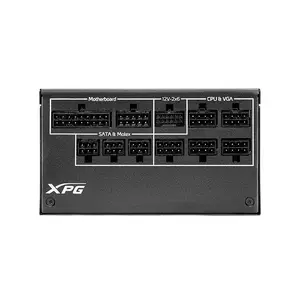 XPG CYBERCORE II 1300W Gaming Power Supply, 80 PLUS Platinum Certified Efficiency, ATX 3.1 and PCIe 5.1 Ready, Fully Modular Cable Design, 120mm Fluid Dynamic Bearing Fan, High-Performance PSU