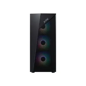XPG LANDER 500 Mid-Tower Chassis Black, ATX Case, 4×120mm ARGB Fans, Tempered Glass, 360mm Radiator Support