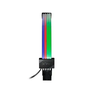 XPG PRIME ARGB PSU Extension Cable, Addressable RGB Lighting, 300mm Premium Braided Design, VGA 8-Pin (6+2) Connector, Custom PC Cable Extension for Gaming Builds