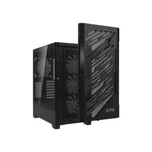 XPG STARKER AIR BTF Mid-Tower Chassis Black, E-ATX Case, 4×120mm ARGB Fans, Tempered Glass, 360mm Radiator Support