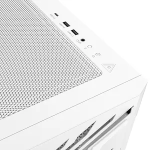 XPG STARKER AIR BTF Mid-Tower Chassis White, E-ATX Case, 4×120mm ARGB Fans, Tempered Glass, 360mm Radiator Support