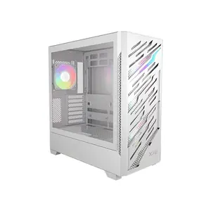XPG STARKER AIR BTF Mid-Tower Chassis White, E-ATX Case, 4×120mm ARGB Fans, Tempered Glass, 360mm Radiator Support