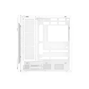 XPG STARKER AIR BTF Mid-Tower Chassis White, E-ATX Case, 4×120mm ARGB Fans, Tempered Glass, 360mm Radiator Support