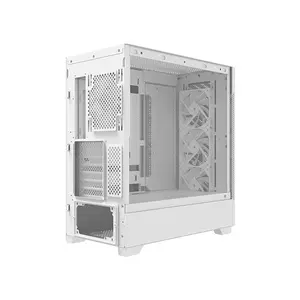 XPG STARKER AIR BTF Mid-Tower Chassis White, E-ATX Case, 4×120mm ARGB Fans, Tempered Glass, 360mm Radiator Support