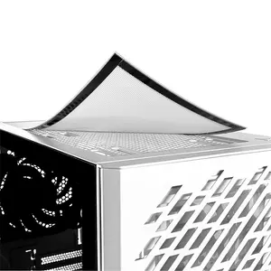 XPG VALOR AIR Compact Mid-Tower Chassis White, ATX Case, 4×120mm Fans, Tempered Glass, 360mm Radiator Support