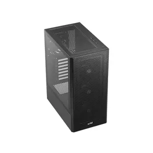 XPG VALOR MESH Compact Mid-Tower Chassis Black, ATX Case, 4×120mm Fans, Tempered Glass, 360mm Radiator Support