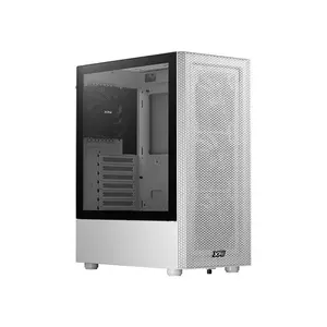 XPG VALOR MESH Compact Mid-Tower Chassis White, ATX Case, 4×120mm Fans, Tempered Glass, 360mm Radiator Support