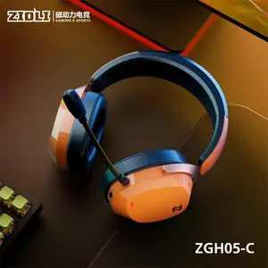 Zidli Wired 7.1 Surround Gaming Headset Orange Edition, Virtual 7.1 Surround Sound, High-Fidelity Gaming Audio, Wired Connectivity, Immersive Gaming Headset