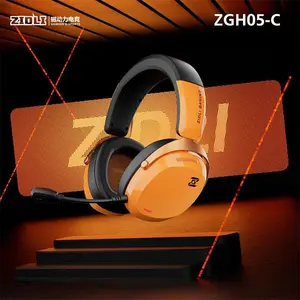 Zidli Wired 7.1 Surround Gaming Headset Orange Edition, Virtual 7.1 Surround Sound, High-Fidelity Gaming Audio, Wired Connectivity, Immersive Gaming Headset