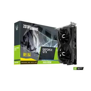 ZOTAC GAMING GeForce GTX 1660 SUPER Graphics Card, 6GB GDDR6 Memory, 1785MHz Boost Clock, IceStorm Dual Fan Cooling System, NVIDIA Turing High-Performance 1080p Gaming GPU
