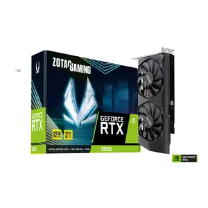 ZOTAC GAMING GeForce RTX 3060 8GB Twin Edge Graphics Card, 8GB GDDR6 Dual Fan Compact Gaming GPU with IceStorm Cooling